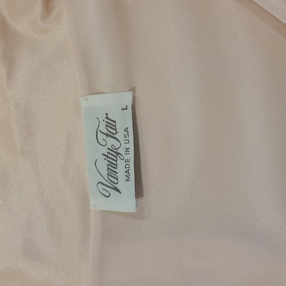 Vintage Vanity Fair Cottage Pink Soft Robe Size Large - Picture 5 of 6